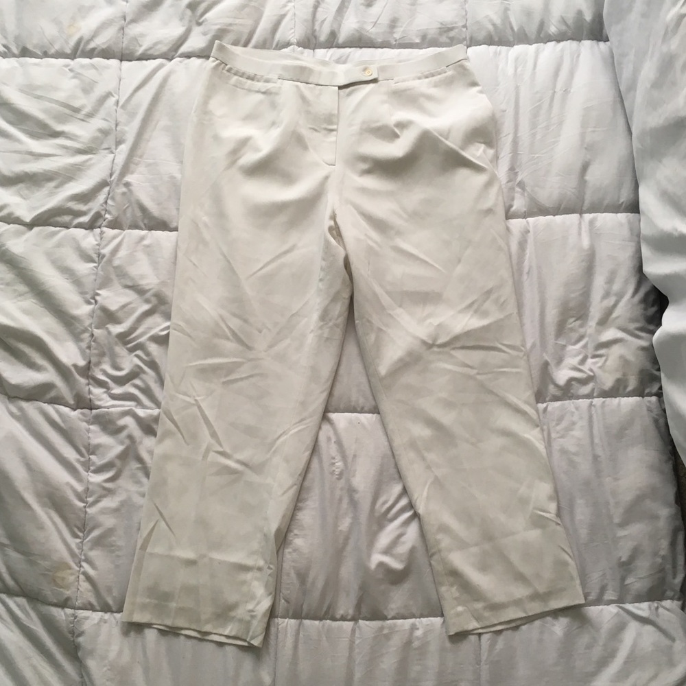White Slacks Dress Pants Size 20W